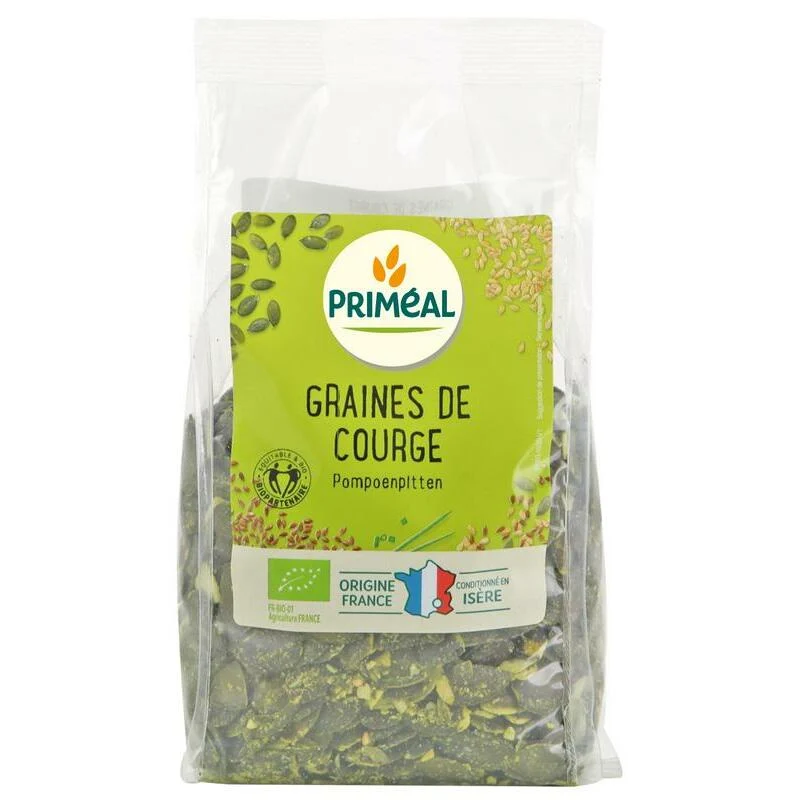 Primeal Pompoenpitten uit Frankrijk bio 250g