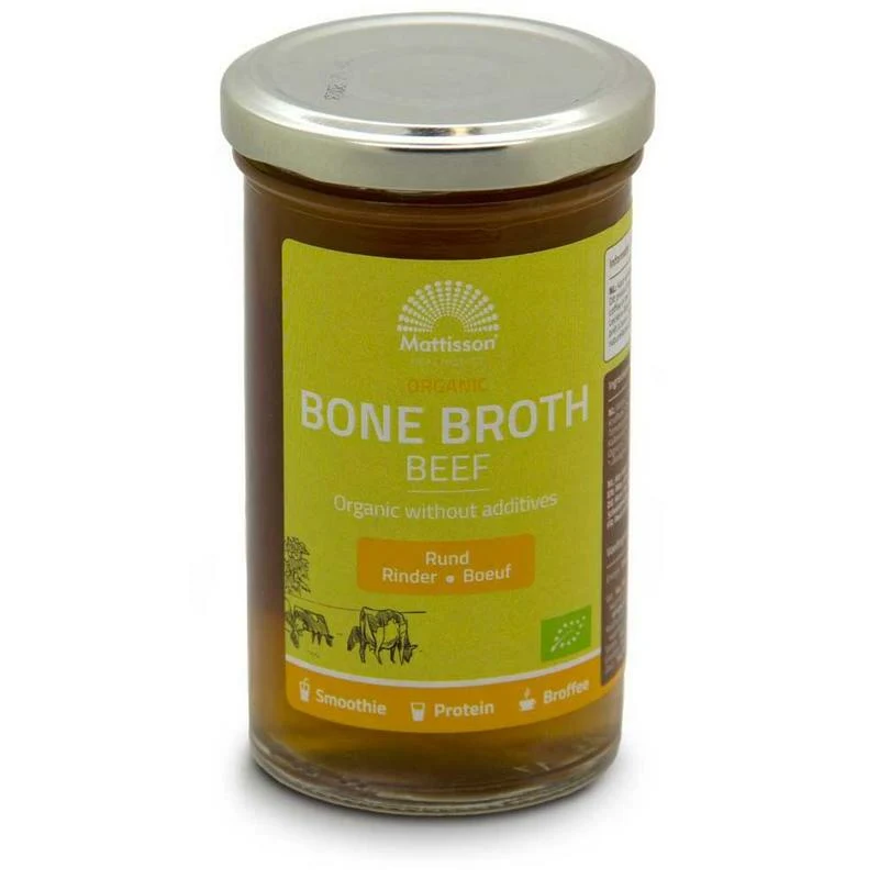 Mattisson Organic beef bone broth - botten boullion rund bio 240ml