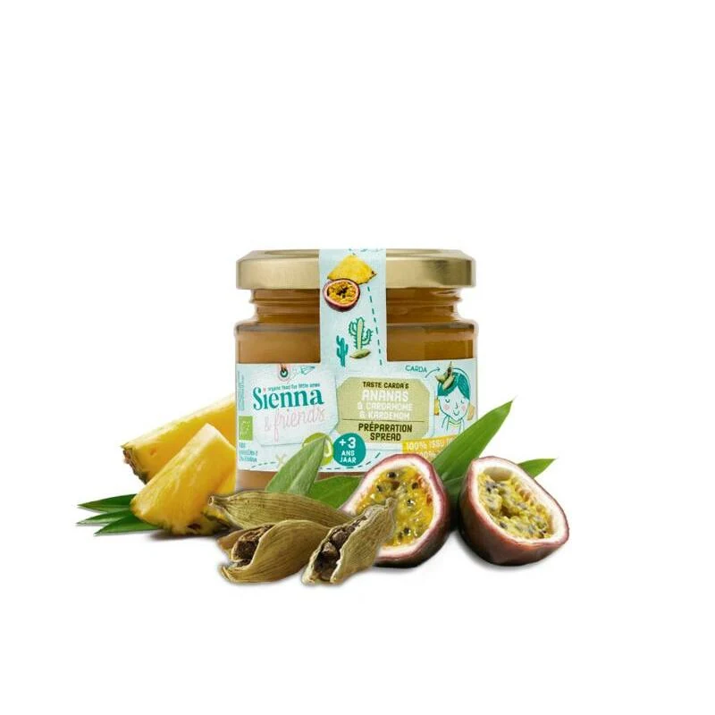 Sienna & Friends Spread ananas & kardemon bio 125g