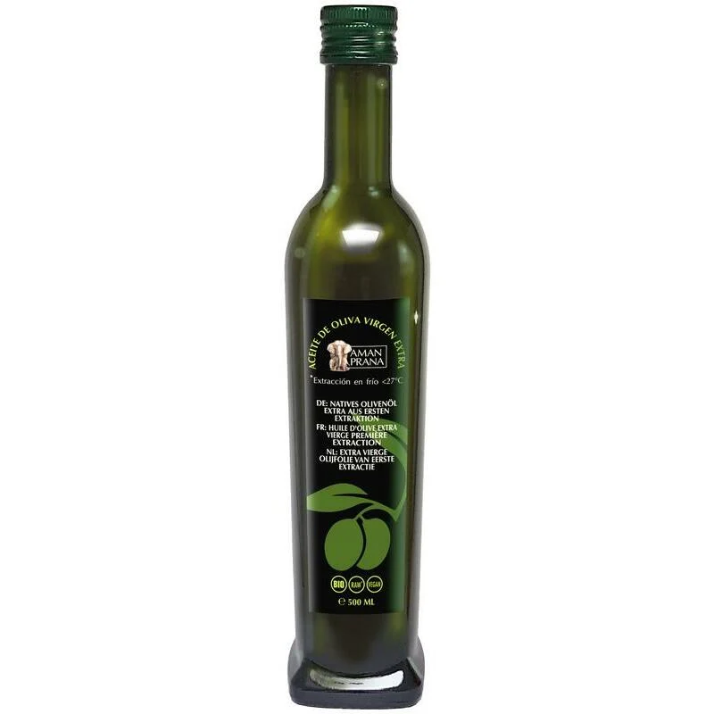 Amanprana Extra vierge olijfolie eerste extractie bio 500ml