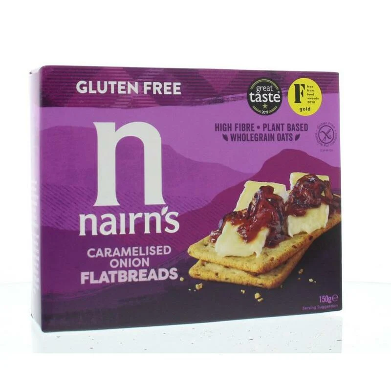 Nairns Flatbread gekarameliseerde ui 150g