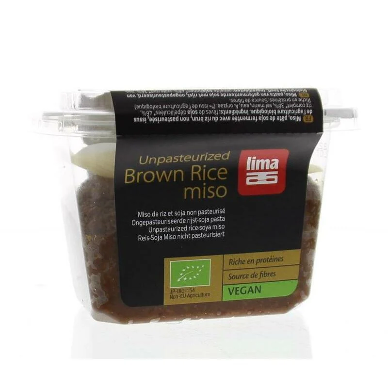Lima Brown rice miso ongepasteuriseerd bio 300g