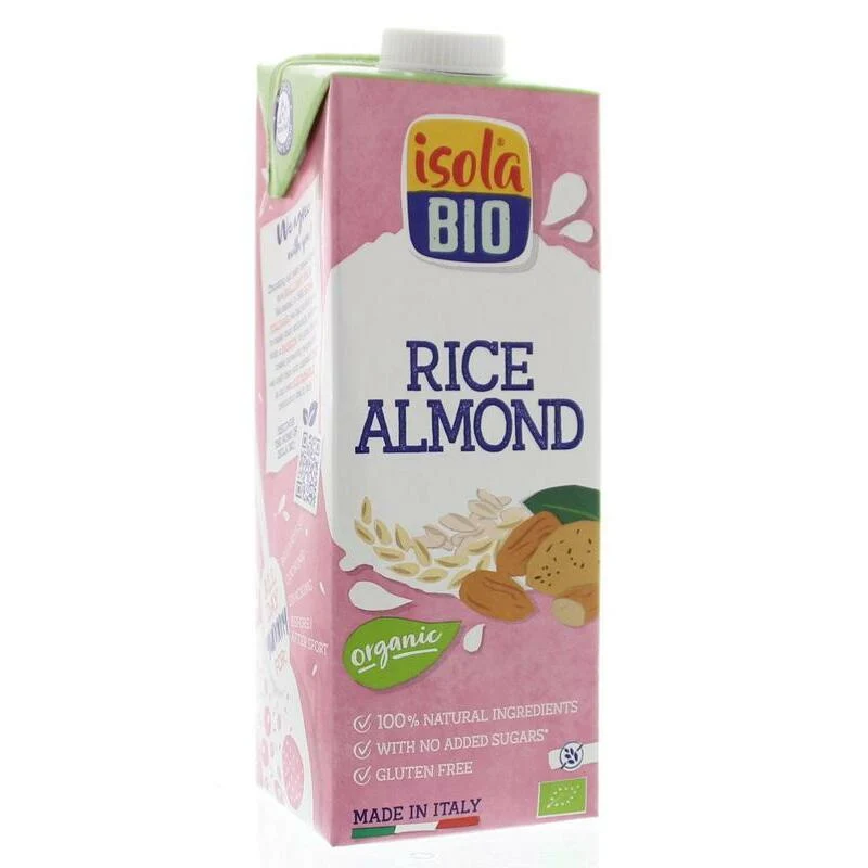 Isola Bio Rijstdrank amandel bio 1ltr