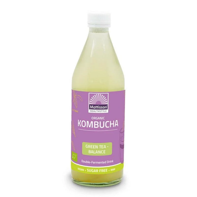 Mattisson Kombucha green tea - balance bio 500ml
