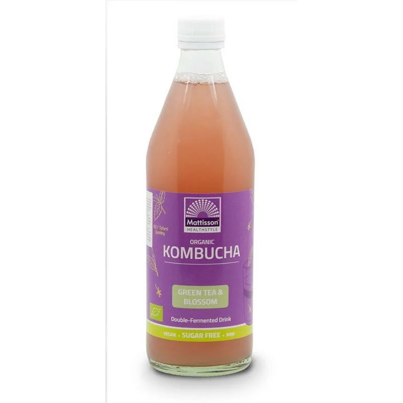Mattisson Kombucha green tea - blossom bio 500ml