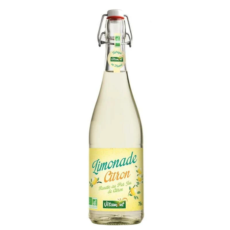 Vitamont Citroenlimonade bruisend bio 750ml