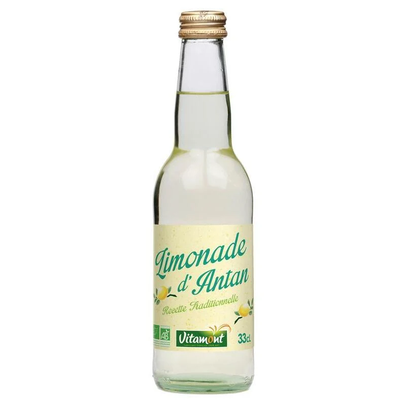 Vitamont Citroenlimonade bruisend authentiek recept bio 330ml