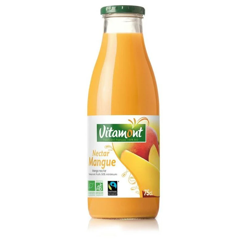 Vitamont Mango nectar uit Peru bio 750ml