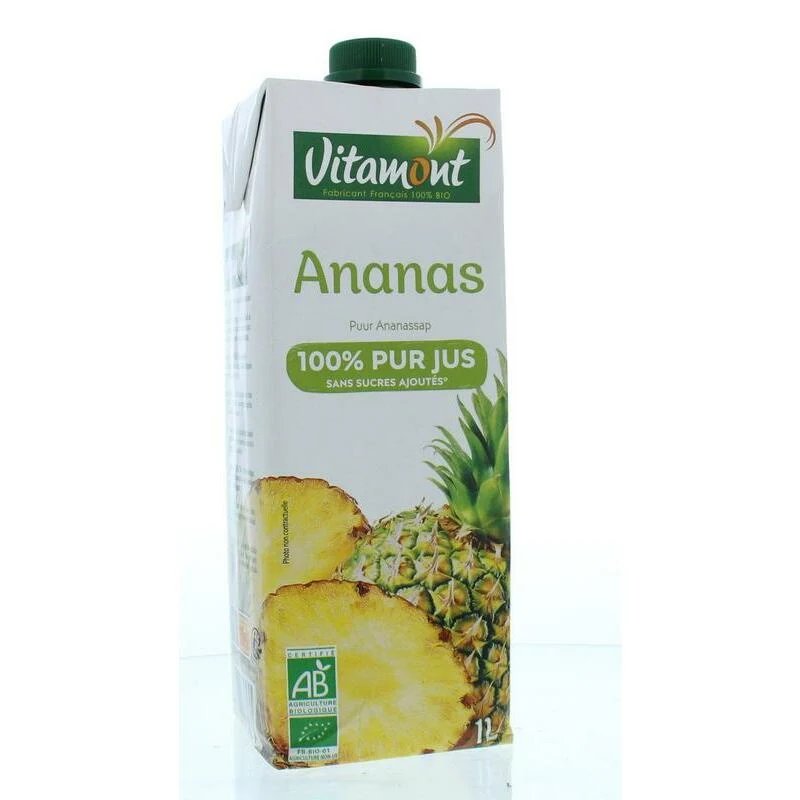 Vitamont Ananassap pak bio 1000ml