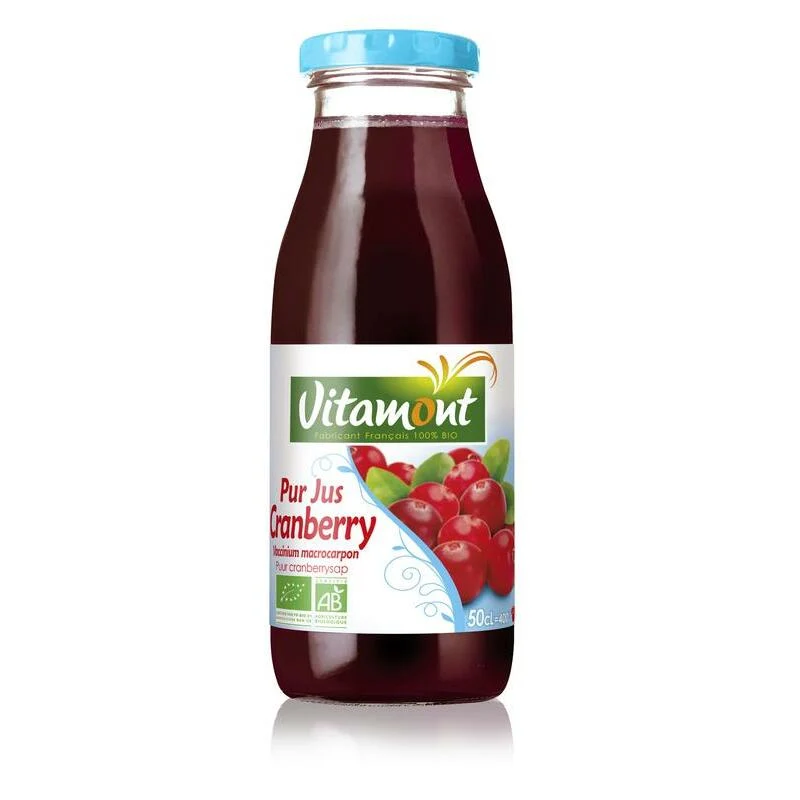 Vitamont Puur cranberry sap bio 500ml