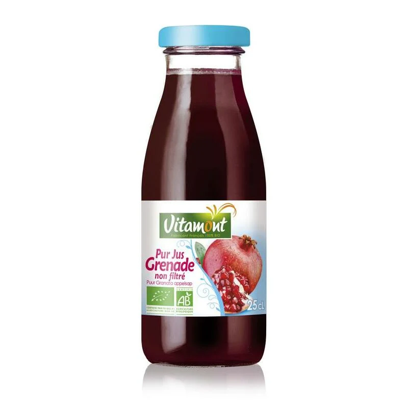 Vitamont Puur granaatappelsap mini bio 250ml