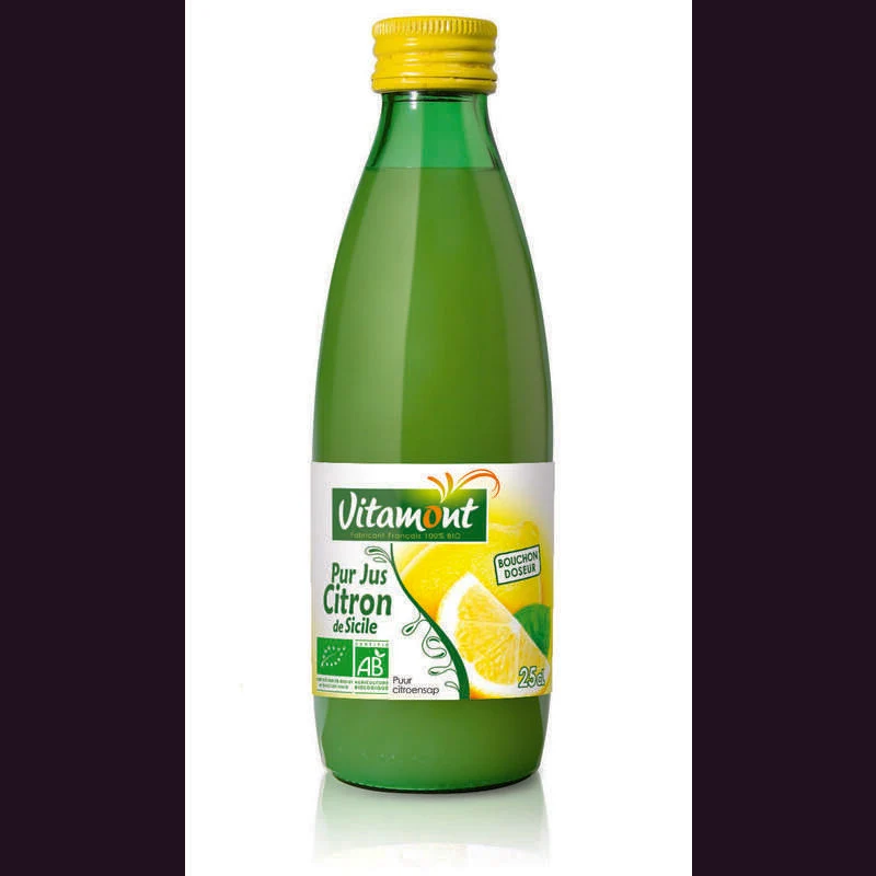 Vitamont Puur citroensap mini bio 250ml