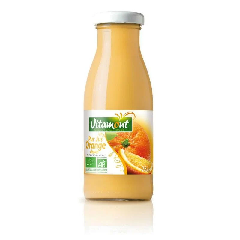 Vitamont Puur sinaasappelsap mini bio 250ml