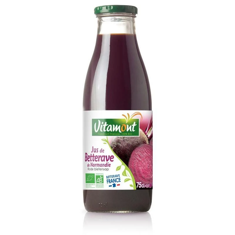 Vitamont Puur rode bietensap bio 750ml