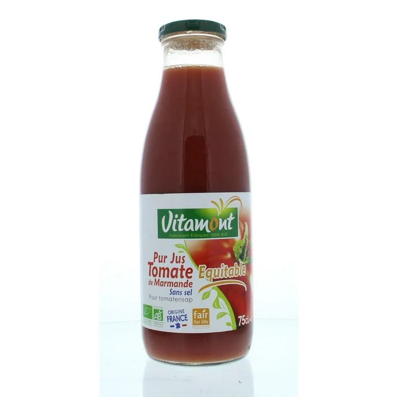 Vitamont Puur tomatensap bio 750ml