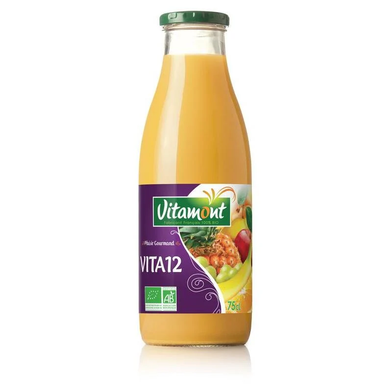 Vitamont Vita 12 vruchten cocktail bio 750ml