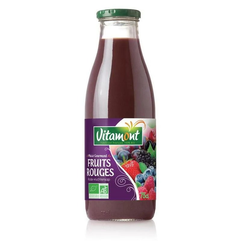 Vitamont Rode vruchten cocktail bio 750ml