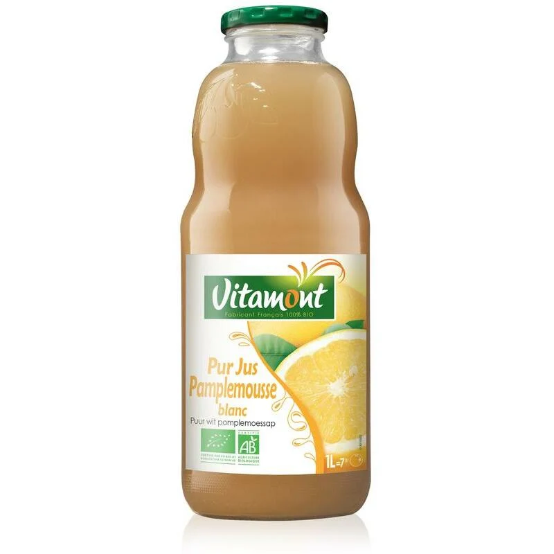 Vitamont Puur witte pompelmoessap bio 1000ml