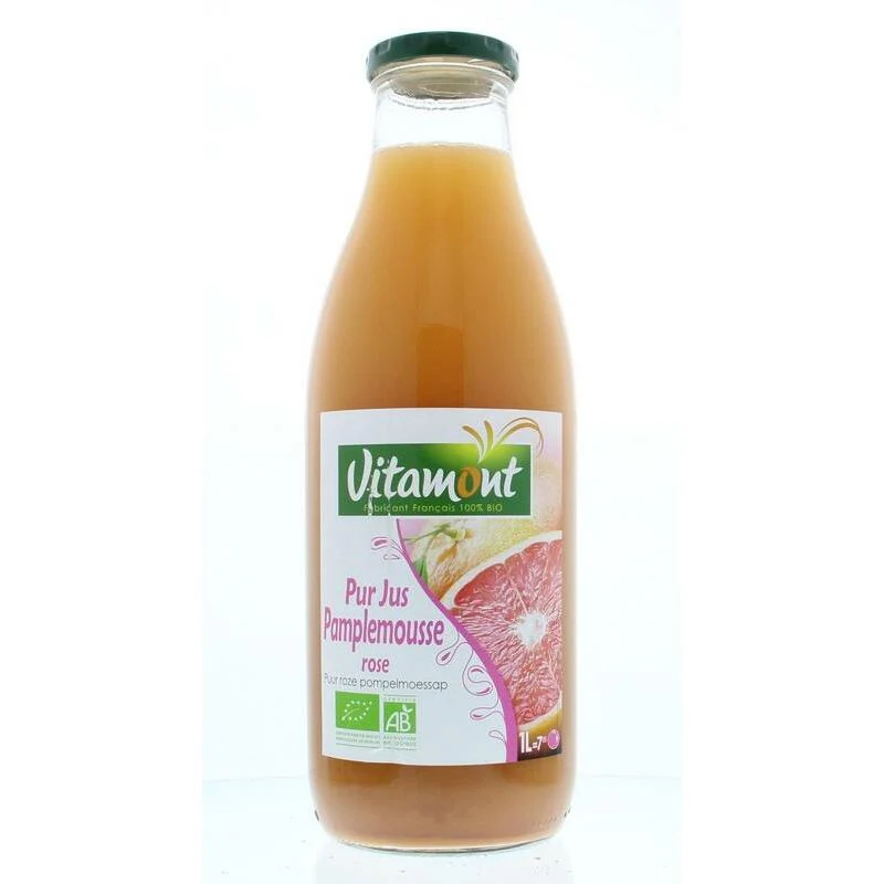Vitamont Puur roze pompelmoessap bio 1000ml