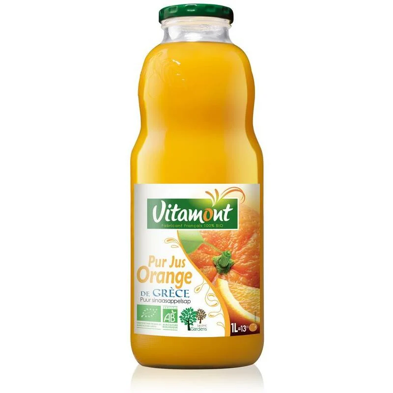 Vitamont Puur sinaasappelsap bio 1000ml