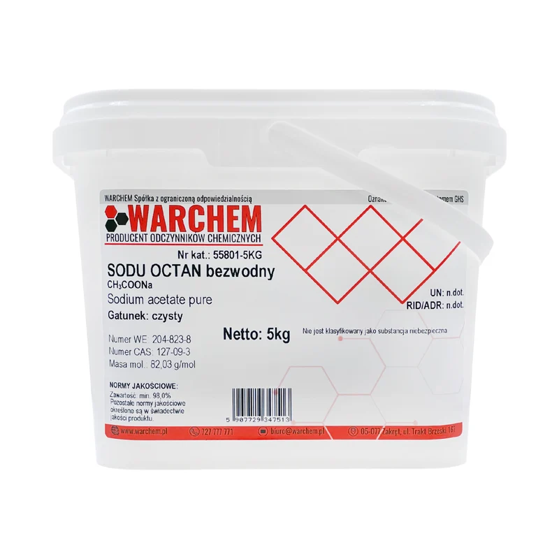 SODIUM ACETATE wasserfrei - rein 5kg WARCHEM