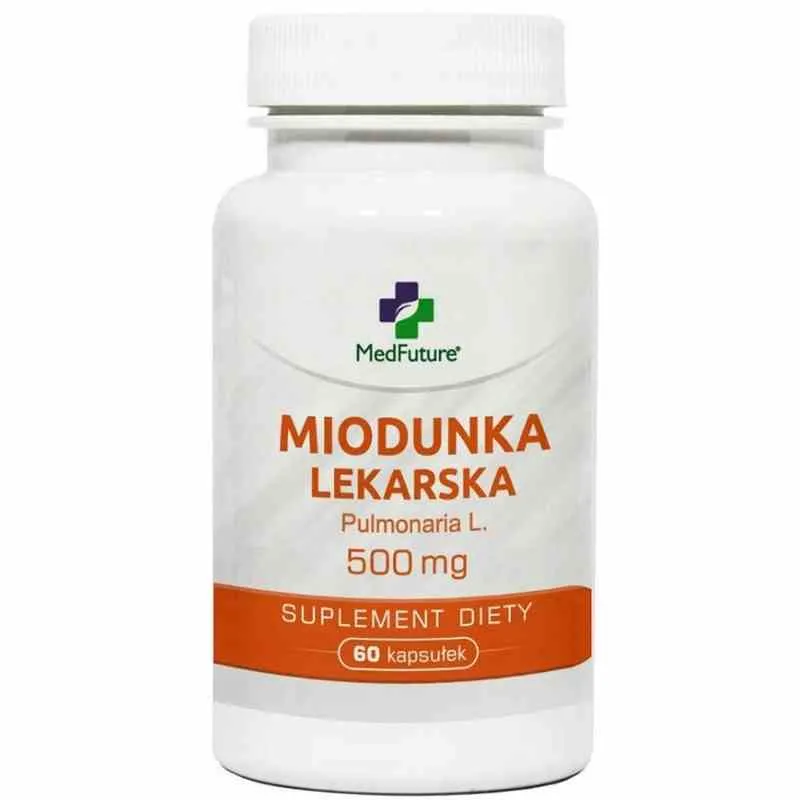 MedFuture Miodunka lekarska 500mg 60 kapsułek