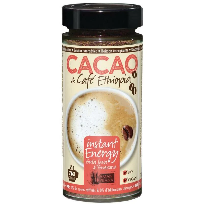 Amanprana Cacao & Ethiopia cafe bio 230g