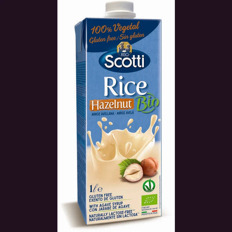 Riso Scotti Rice drink hazelnut bio 1000ml