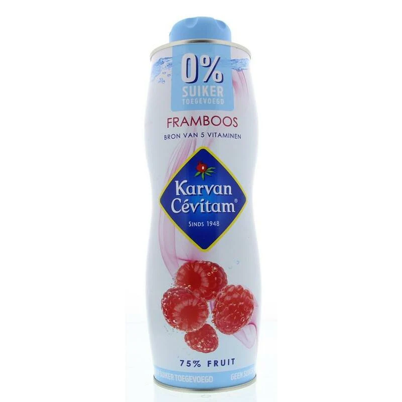 Karvan Cevitam Framboos 0% suiker 750ml