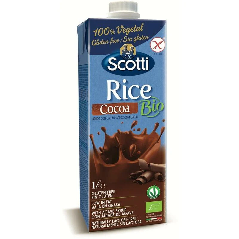 Riso Scotti Rice drink cocoa bio 1000ml