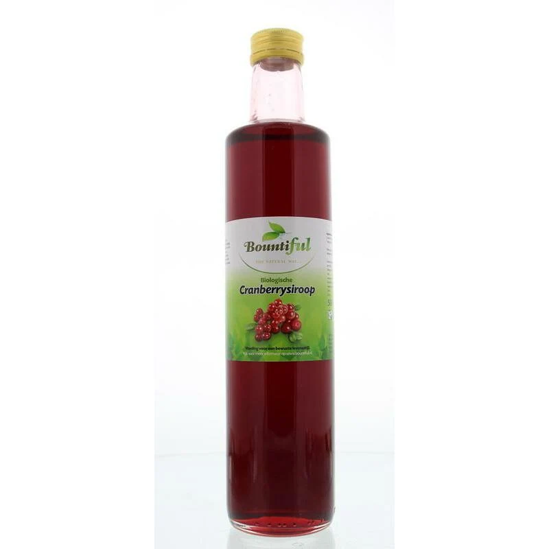 Bountiful Cranberrysiroop bio 500ml