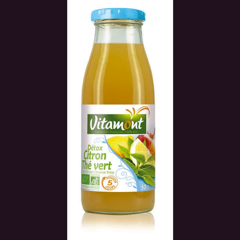Vitamont Detox lemon green tea bio 500ml