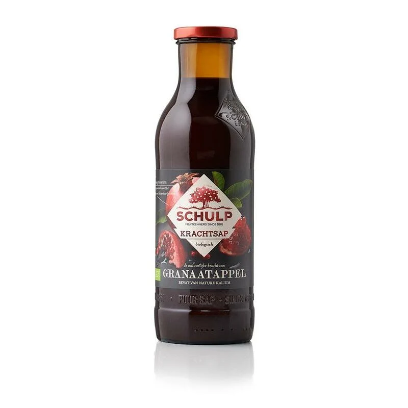 Schulp Krachtsap Granaatappel puur bio 750ml