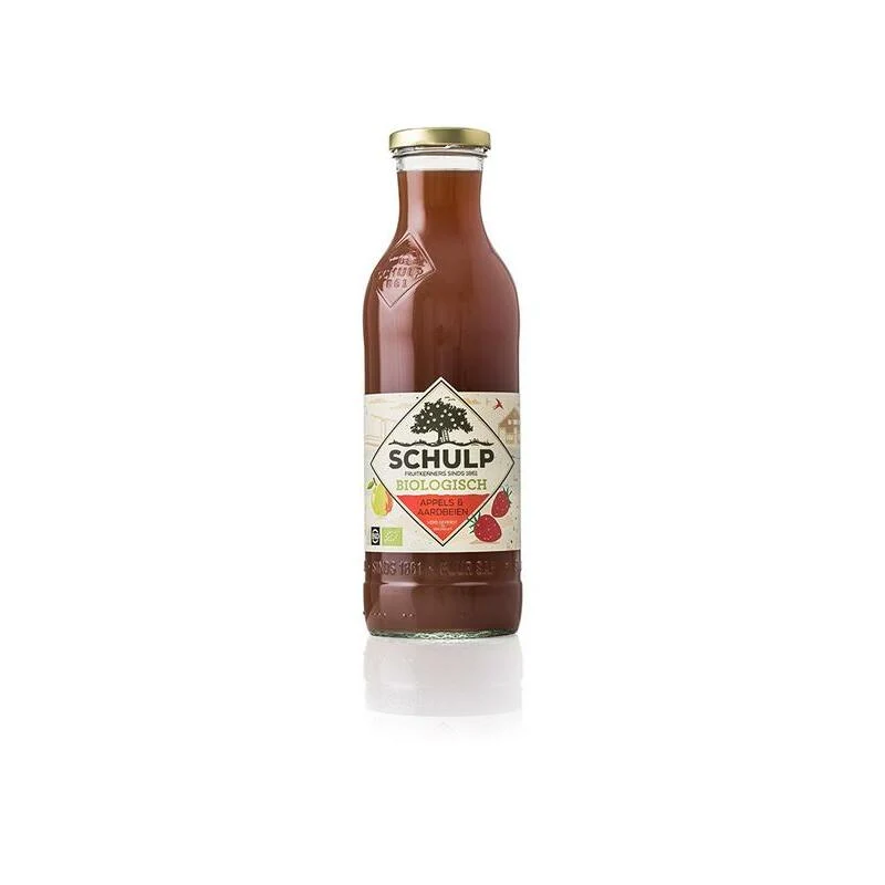 Schulp Appel & aardbeisap bio 750ml