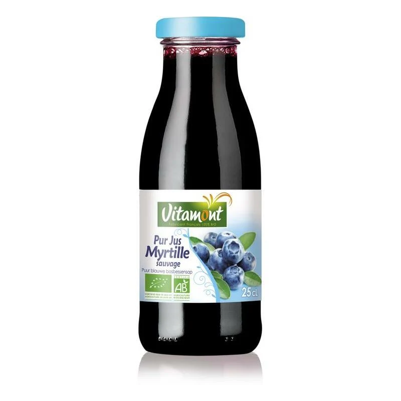 Vitamont Puur blueberry sap mini bio 250ml