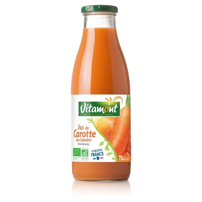Vitamont Puur wortelsap bio 750ml