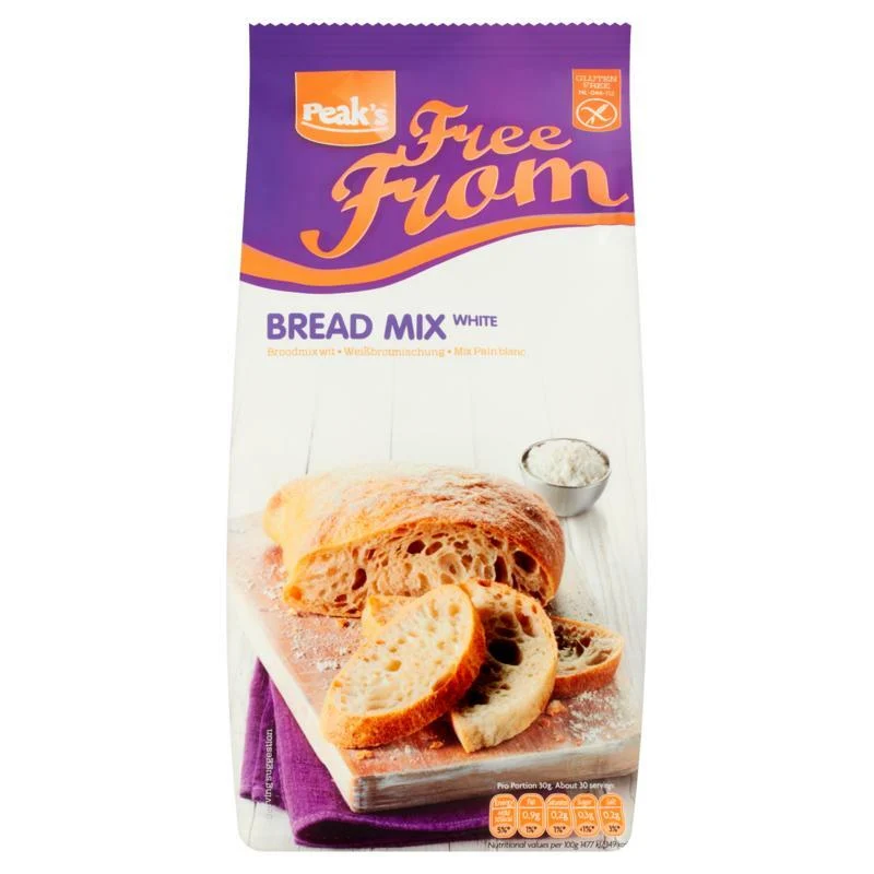 Peak s Broodmix wit glutenvrij 900g