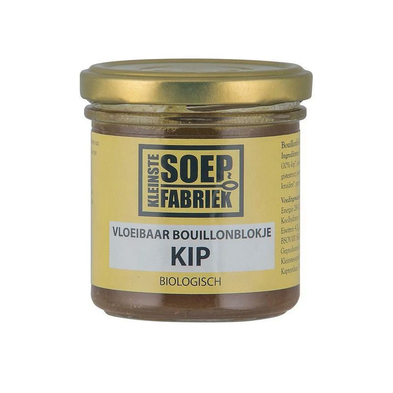 Kleinstesoepfabr Vloeibare bouillonblokjes kip bio 150ml