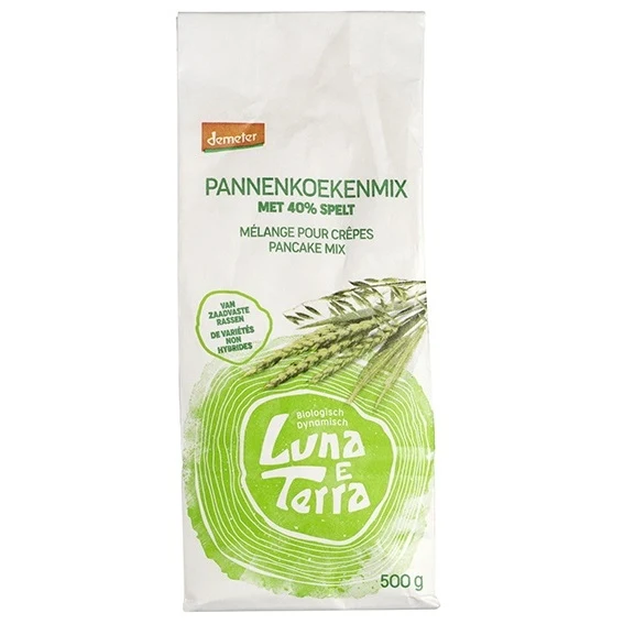 Luna E Terra Pannenkoekmix met spelt demeter bio 500g