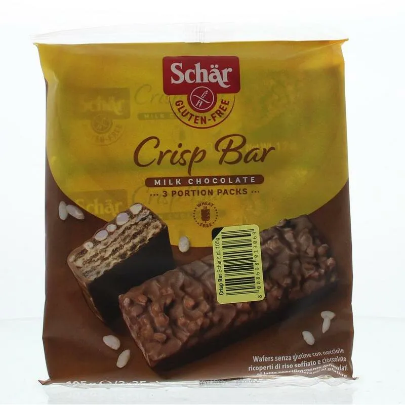 Dr Schar Crisp bar 3-pack 105g