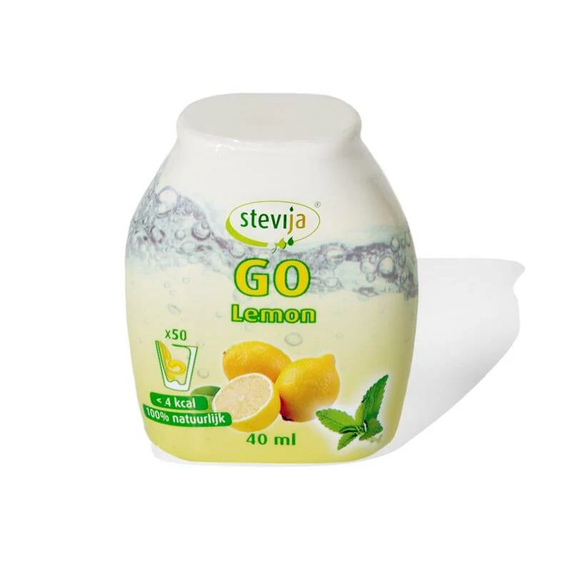 Stevija Stevia limonadesiroop go lemon 40ml