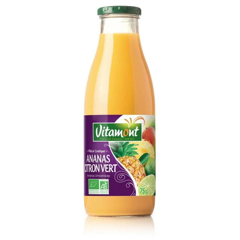 Vitamont Ananas limoen cocktail bio 750ml