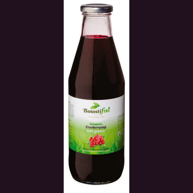 Bountiful Cranberry sap gezoet bio 750ml