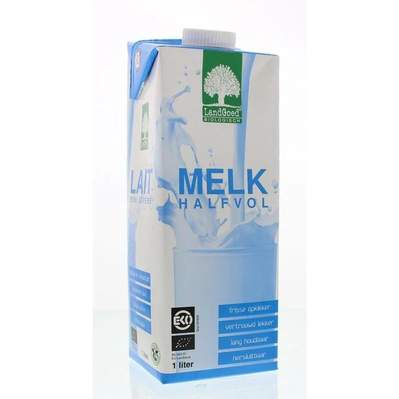 Landgoed Halfvolle melk bio 1ltr