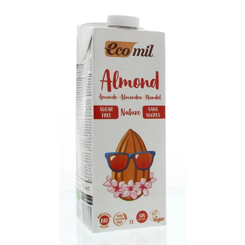 Ecomil Amandeldrank naturel suikervrij bio 1000ml