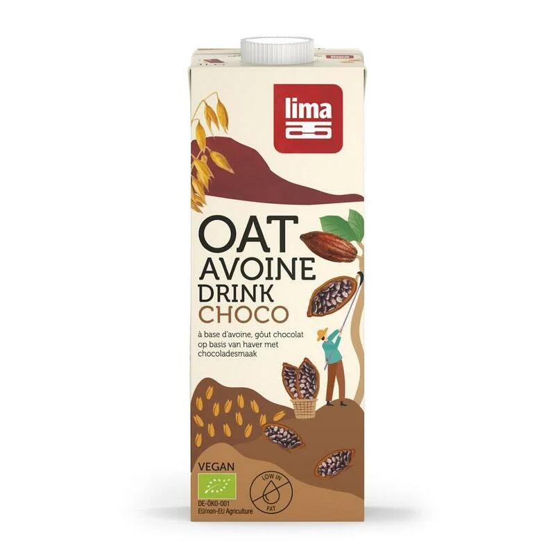 Lima Oat drink choco & calcium bio 1000ml