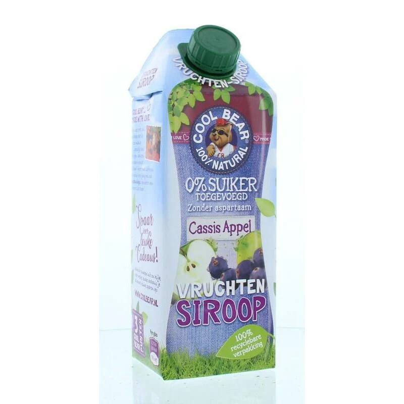 Cool Bear Siroop cassis-appel 750ml