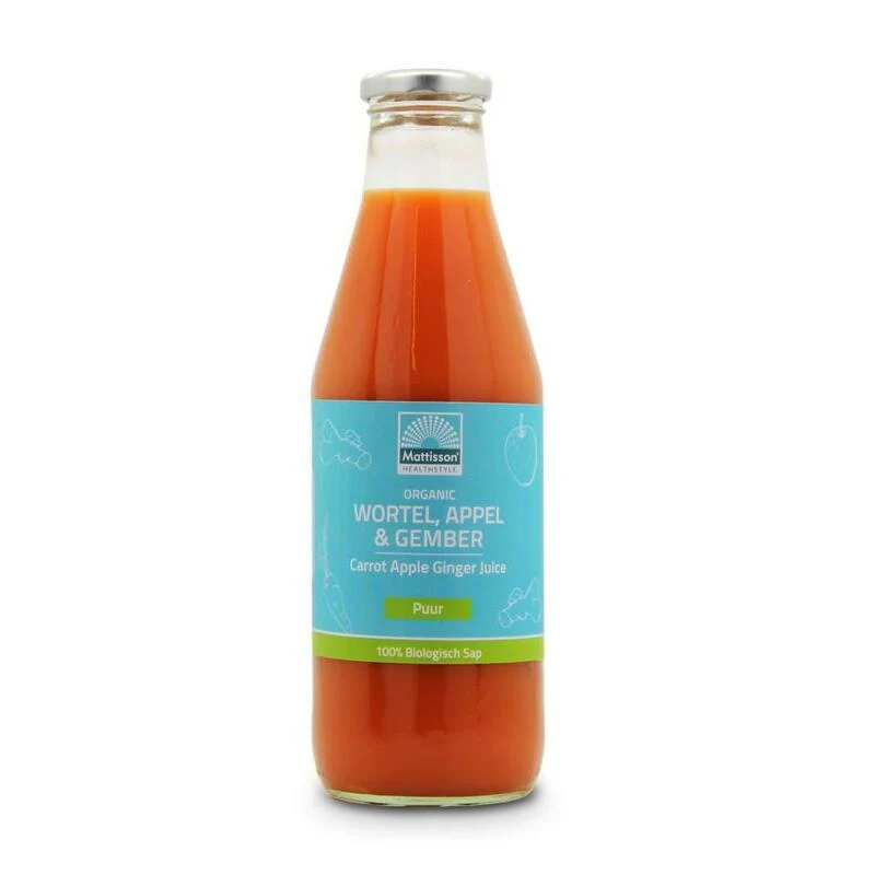 Mattisson Wortel appel & gembersap bio 750ml