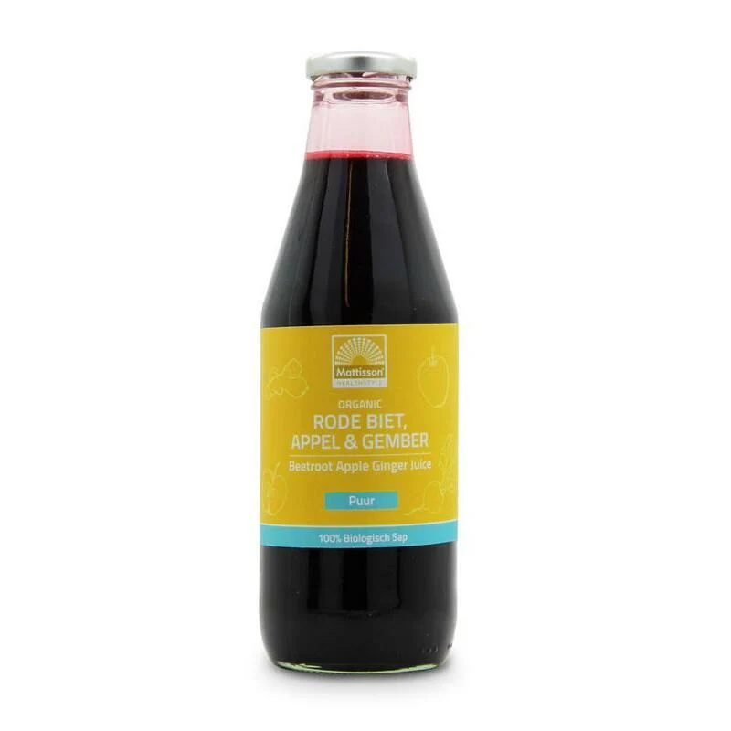 Mattisson Rode biet appel & gembersap bio 750ml
