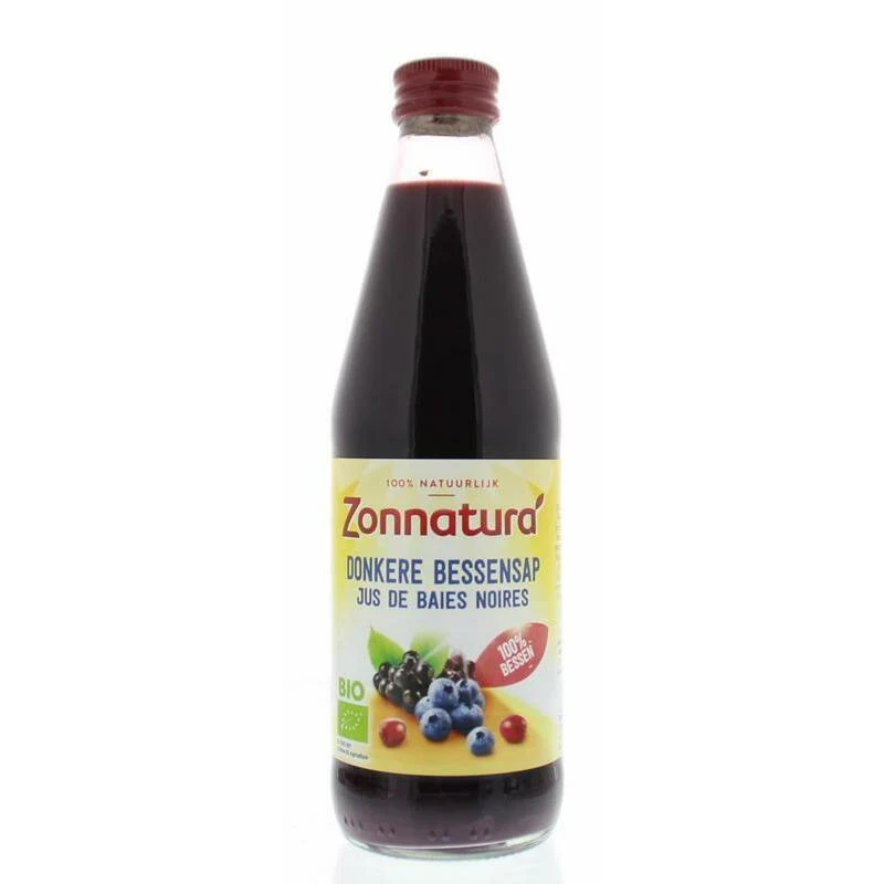 Zonnatura Donkere bessensap bio 330ml